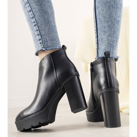 Botas pretas clássicas no poste para mulheres My Need preto 1