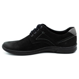 KOMODO Sapatos casuais masculinos negros 858K preto 1