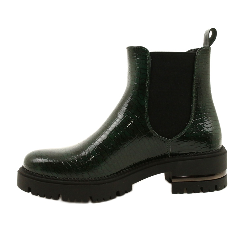 Botas Lacadas Łuska Sergio Leone TR746 Verde 4