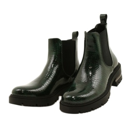 Botas Lacadas Łuska Sergio Leone TR746 Verde 5
