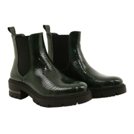 Botas Lacadas Łuska Sergio Leone TR746 Verde 7