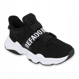 Calçados infantis Befado 516Y066 branco preto 1