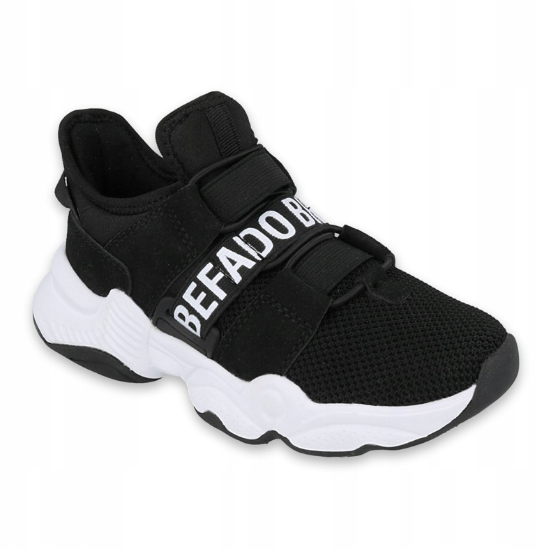 Calçados infantis Befado 516Y066 branco preto 1