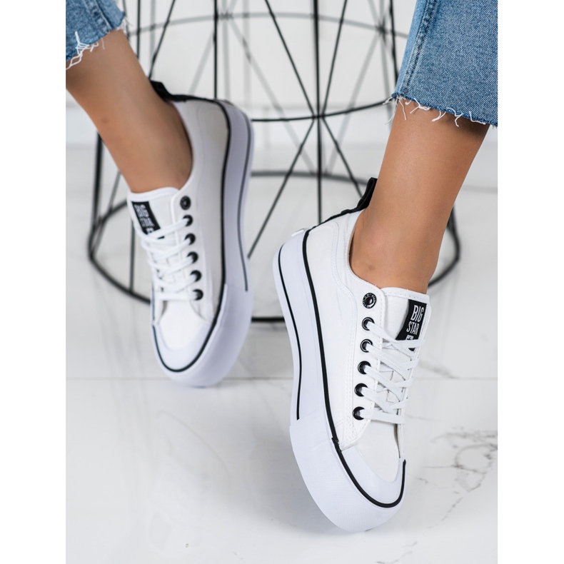 Tênis feminino Big Star II274021 branco 1