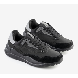 Calçados esportivos masculinos Big Star Black Croteau preto 1