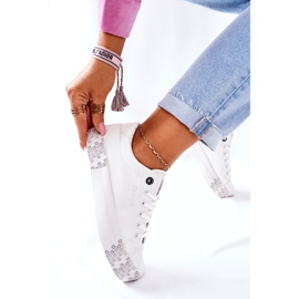 Tênis feminino Big Star II274181 branco 2
