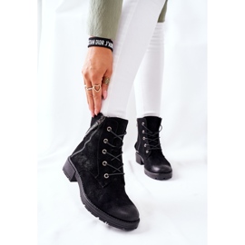 Vinceza Botas de trabalhadoras pretas Goorey preto 1