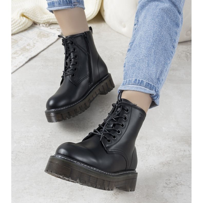 Botas femininas negras da Big Star Lozano preto 1