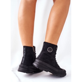 Botas de caminhada femininas Big Star II274351 pretas preto 1