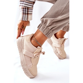 PS1 Calçado desportivo feminino Ténis Beige Dreams bege 1