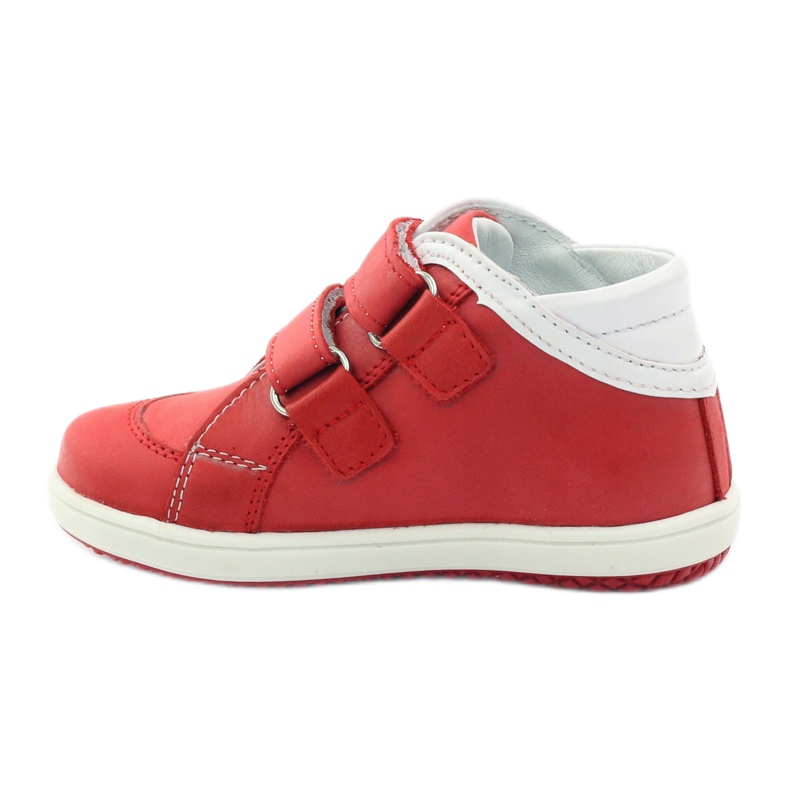 Hugotti Sapatos de couro Hugutti com velcro vermelho 2