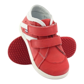Hugotti Sapatos de couro Hugutti com velcro vermelho 3