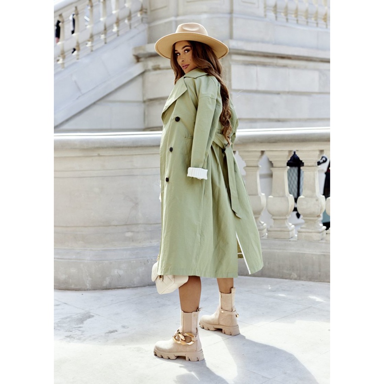 PS1 Botas quentes femininas Botas jodhpur Bege Rock My Life 1