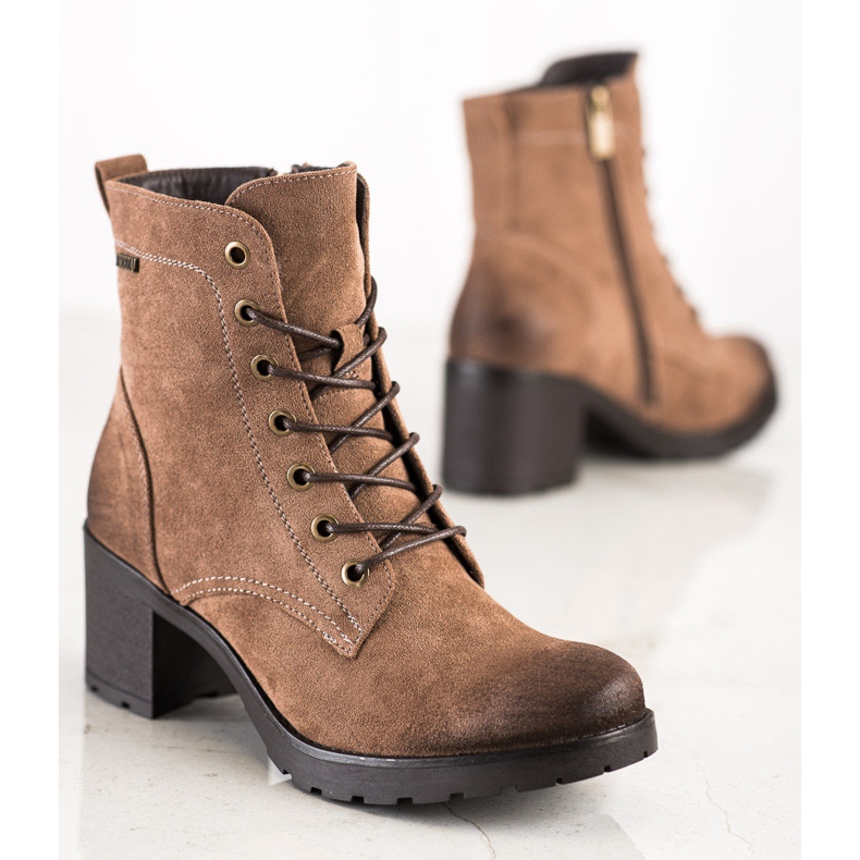 Botas VINCEZA casuais marrom 2
