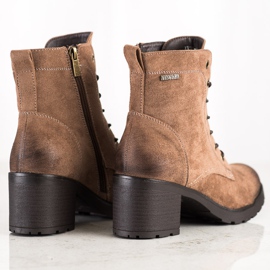 Botas VINCEZA casuais castanho 1