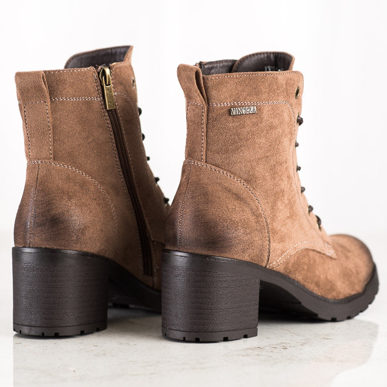 Botas VINCEZA casuais marrom 1