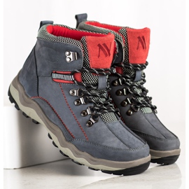 New Age Sapatos de trekking confortáveis azul 2