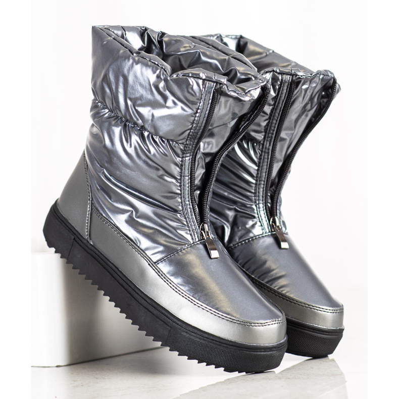 S. BARSKI Srebrne Śniegowce S.BARSKI cinza 1