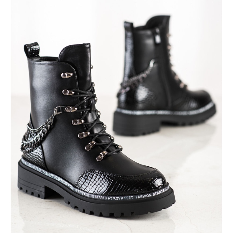 S. BARSKI Trabalhadores com uma corrente de S. Bararski preto 1