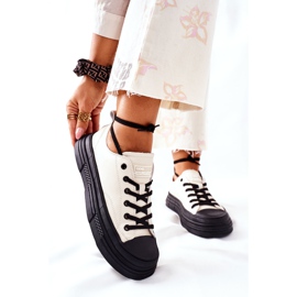 Tênis feminino quente GOE II2N4036 branco preto 2