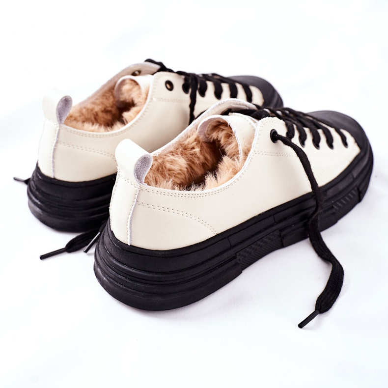 Tênis feminino quente GOE II2N4036 branco preto 1