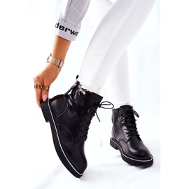 Botas de couro feminino GOE II2N4014 pretas preto 1