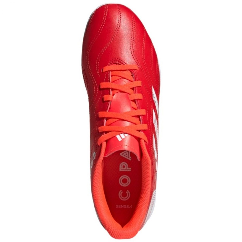 Chuteiras Adidas Copa Sense.4 In M FY6181 vermelho laranjas e vermelhos 1