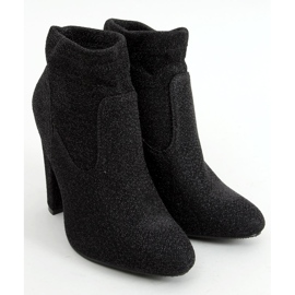 Botas com fio brilhante preto 168-132 preto 1