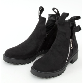 Botas pretas recortadas recortadas SP150 Preta preto 1