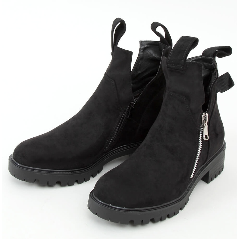 Botas pretas recortadas recortadas SP150 Preta preto 1