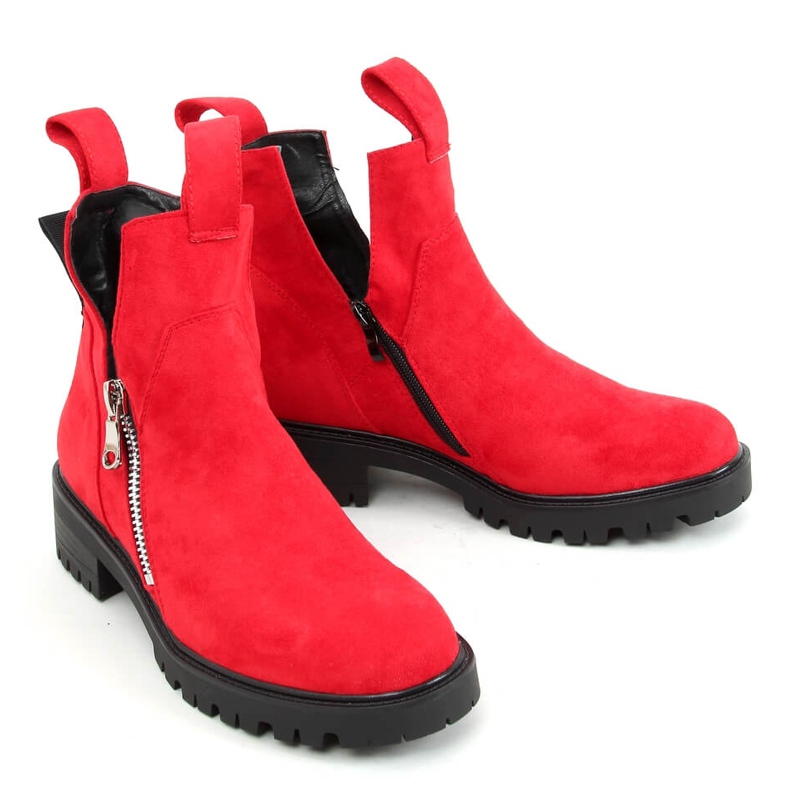Botas vermelhas cortadas SP150 vermelhas vermelho 1