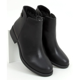 Botas pretas Chelsea para mulheres MM-827 pretas preto 1