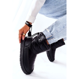 Botas de neve femininas Big Star II274120 pretas preto 2