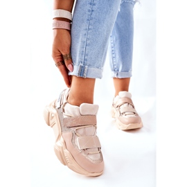 NAVY DOT Calçado desportivo feminino Ténis Bege Katerini 1