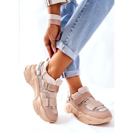 NAVY DOT Calçado desportivo feminino Ténis Bege Katerini 2