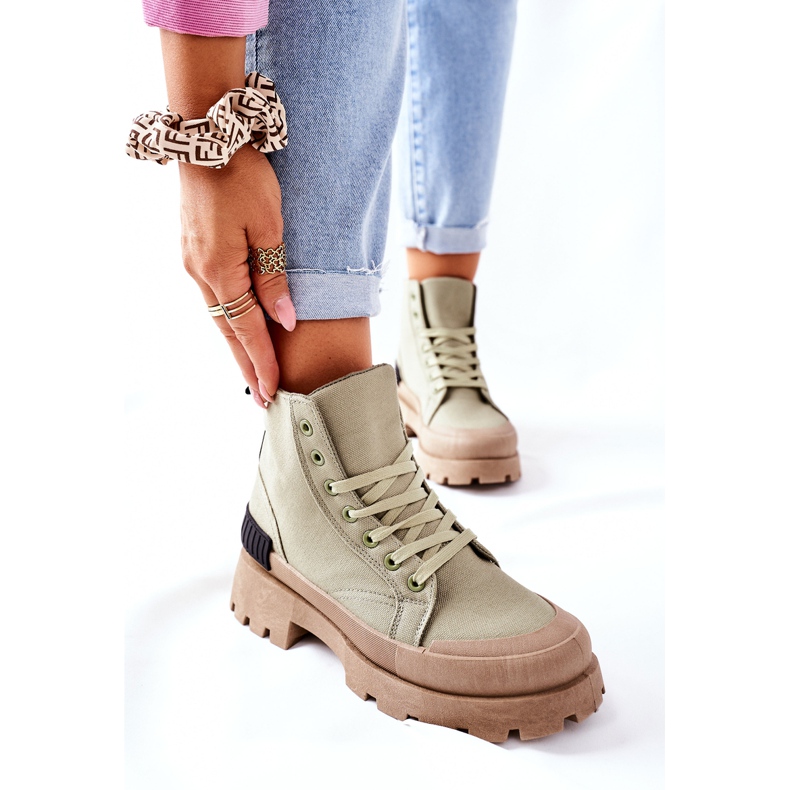 PS1 Botas femininas verdes qualquer um 1 PS1 Botas femininas verdes qualquer um 1