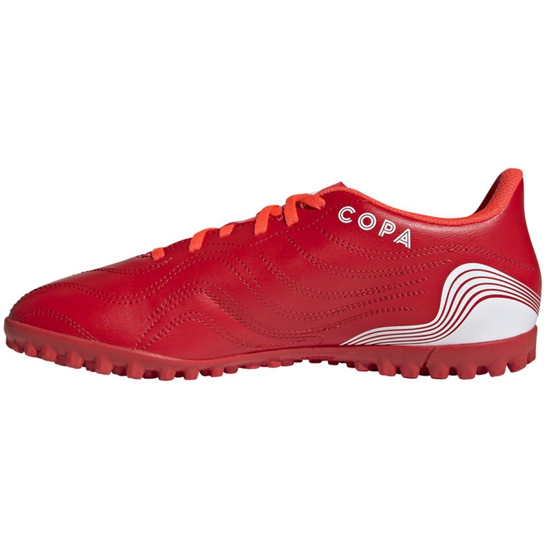 Chuteiras Adidas Copa Sense.4 Tf M FY6179 vermelho laranjas e tintos 1