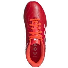 Adidas Copa Sense.4 In Jr FY6162 chuteiras vermelho vermelho 2