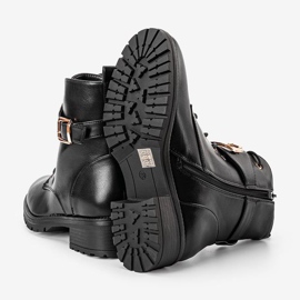 Botas de trabalho pretas Versi de salto baixo preto 1