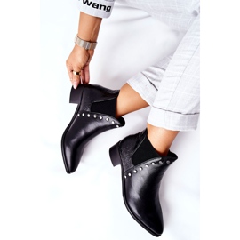 PG1 Botas Femininas Botas Jodhpur Preto Barretos 2