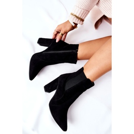 PG1 Botas de camurça femininas com salto preto Kastren 1 PG1 Botas de camurça femininas com salto preto Kastren 1