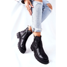 PE1 Botas altas de seda preta com zíper preto 1 PE1 Botas altas de seda preta com zíper preto 1