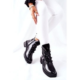 Botas Aquecidas Lacadas Sergio Leone Preto TR744 2