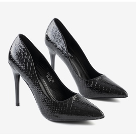 Sapatos de salto alto preto da Craigie 1 Sapatos de salto alto preto da Craigie 1