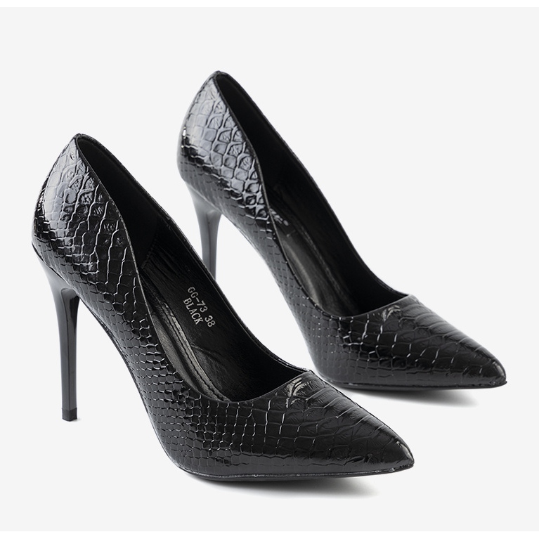 Sapatos de salto alto preto da Craigie 1