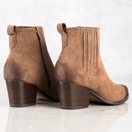 Botas marrom casual VINCEZA 1