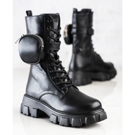 Bestelle Botas elegantes com bolso preto 1