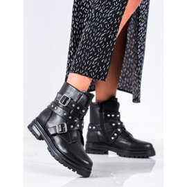 Bestelle Botas de trabalho com strass preto 2 Bestelle Botas de trabalho com strass preto 2