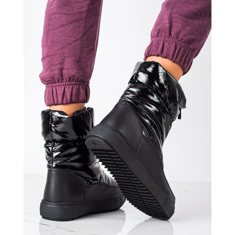 S. BARSKI Czarne Śniegowce S.BARSKI preto 1