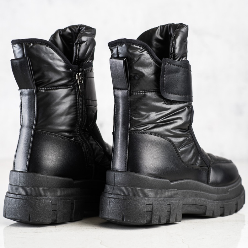 Seastar Botas de velcro para neve preto 1 Seastar Botas de velcro para neve preto 1